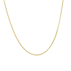 Bead Adjustable Rolo Chain