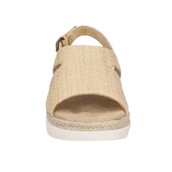 Bella Vita Women's Kato Slingback Woven Sandals Natural Size 8