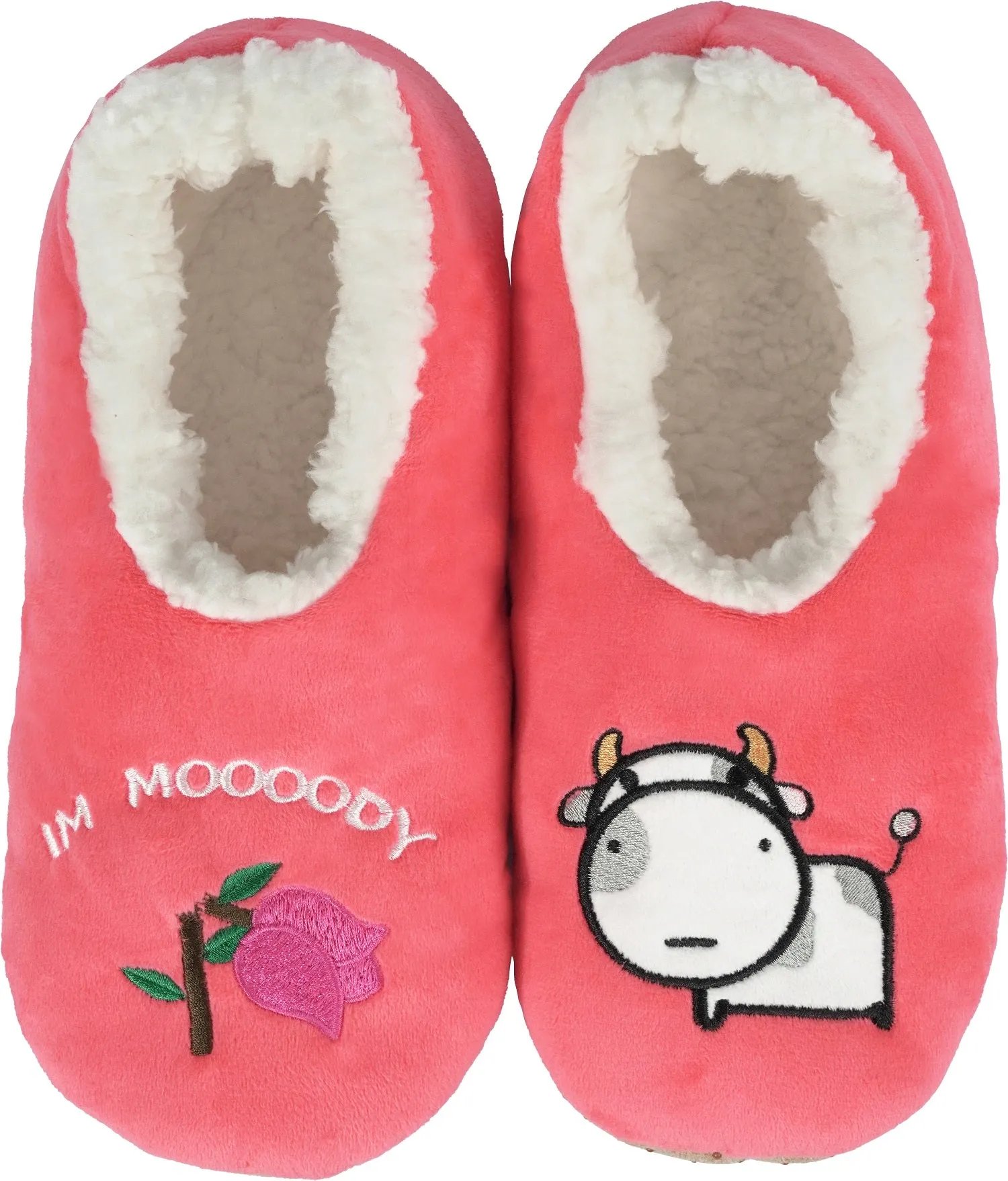 BenSorts Fuzzy Slipper Socks for Women Funny House Slippers with Grips