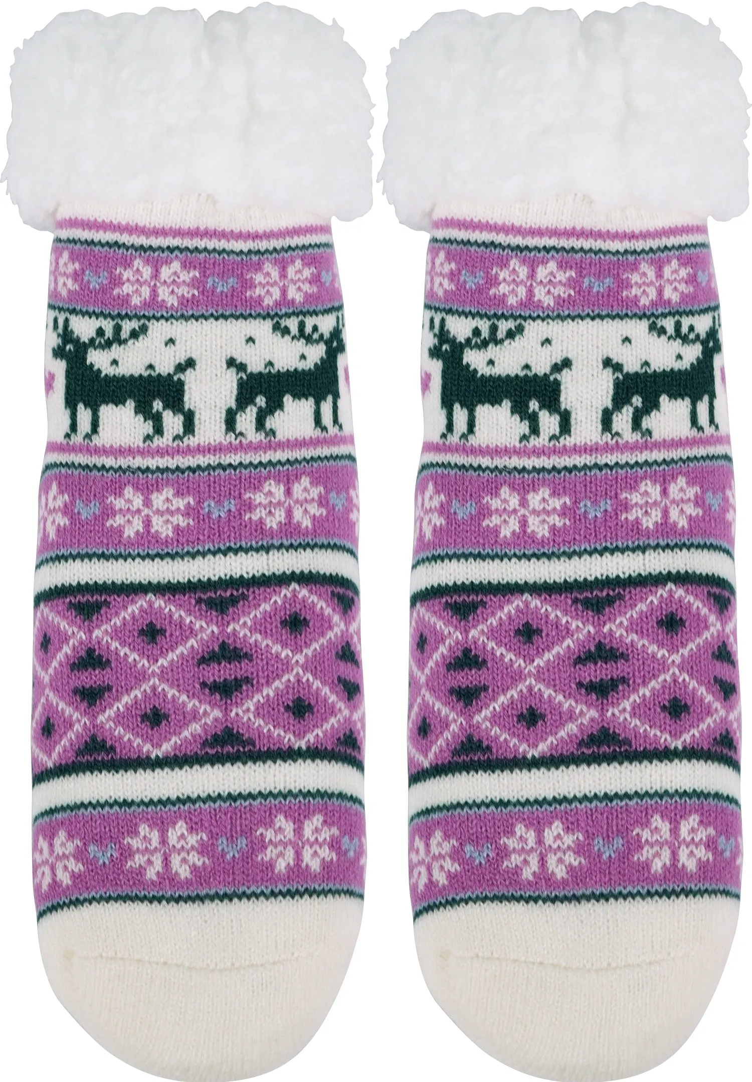 BenSorts Kids Slipper Socks Girls Boys Warm Fuzzy Fleece Christmas Socks Gift Stocking Stuffers
