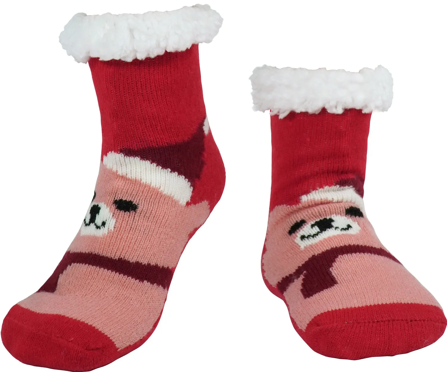 BenSorts Kids Slipper Socks Girls Boys Warm Fuzzy Fleece Christmas Socks Gift Stocking Stuffers