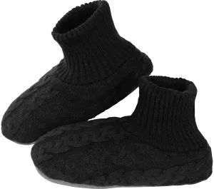 BenSorts Men Fuzzy Slipper Socks with Grippers Non Slip Indoor House Socks Christmas Gifts