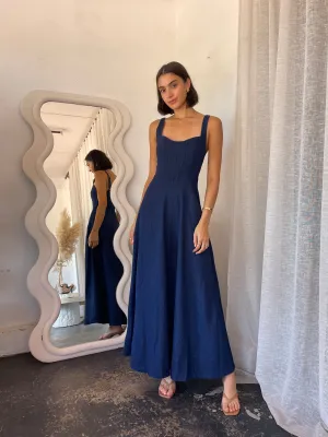 Birdie Denim Mid Dress