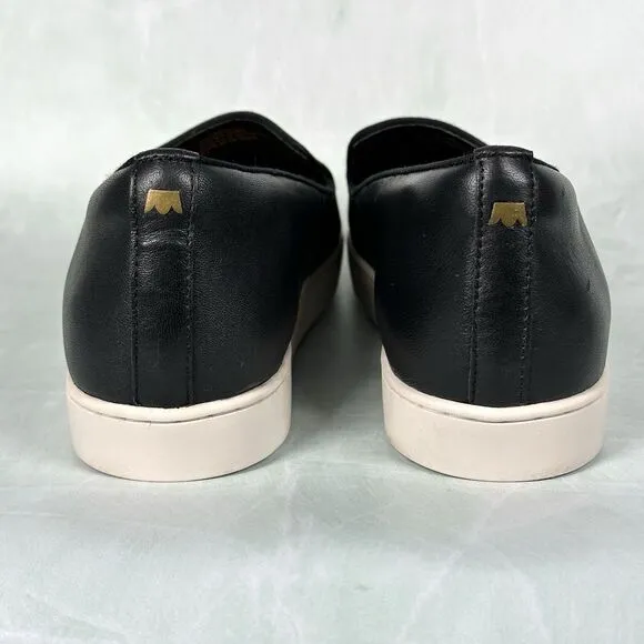 Birdies Shoes Women’s Size 9.5 The Swift Black Smooth Leather Slip On Sneaker
