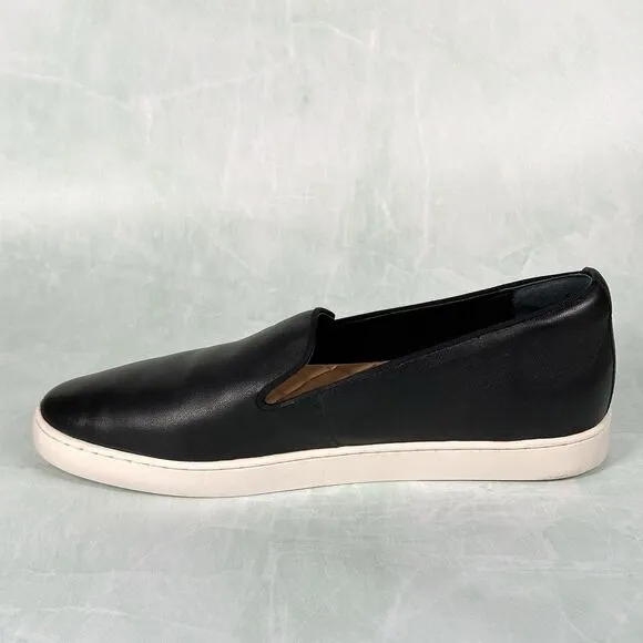 Birdies Shoes Women’s Size 9.5 The Swift Black Smooth Leather Slip On Sneaker