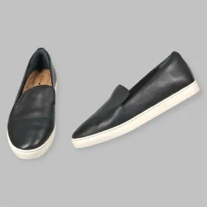Birdies Shoes Women’s Size 9.5 The Swift Black Smooth Leather Slip On Sneaker