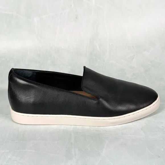 Birdies Shoes Women’s Size 9.5 The Swift Black Smooth Leather Slip On Sneaker