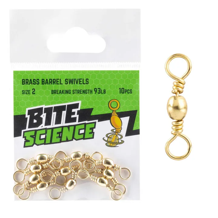 Bite Science Brass Barrel Swivel Value Pack