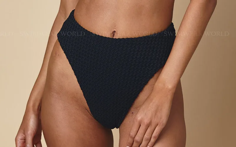 Black Crochet Lani Bikini-Black Crochet Paula Bikini ::RET