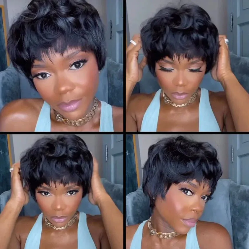 Black Fashion Short Bob Wig