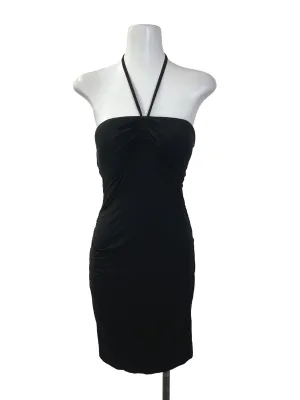 Black Halter Bodycon Dress
