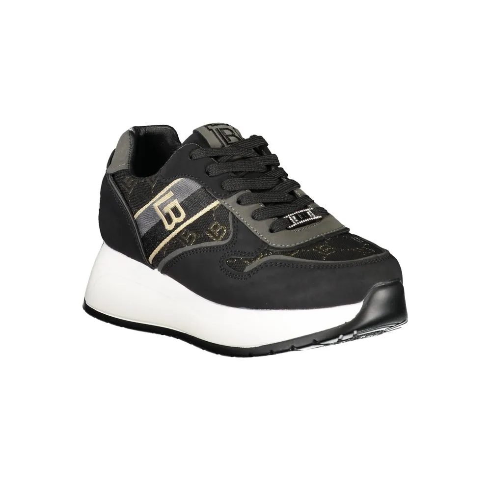 Black Polyethylene Women Sneaker