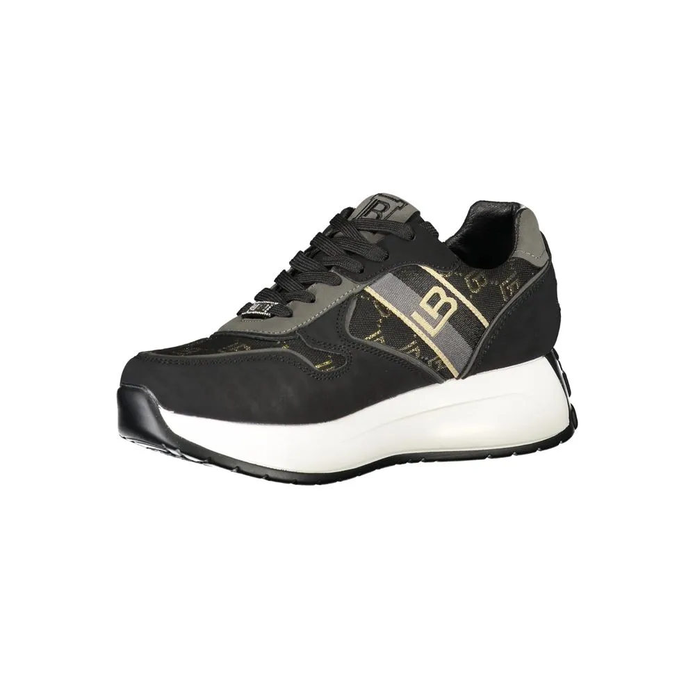 Black Polyethylene Women Sneaker