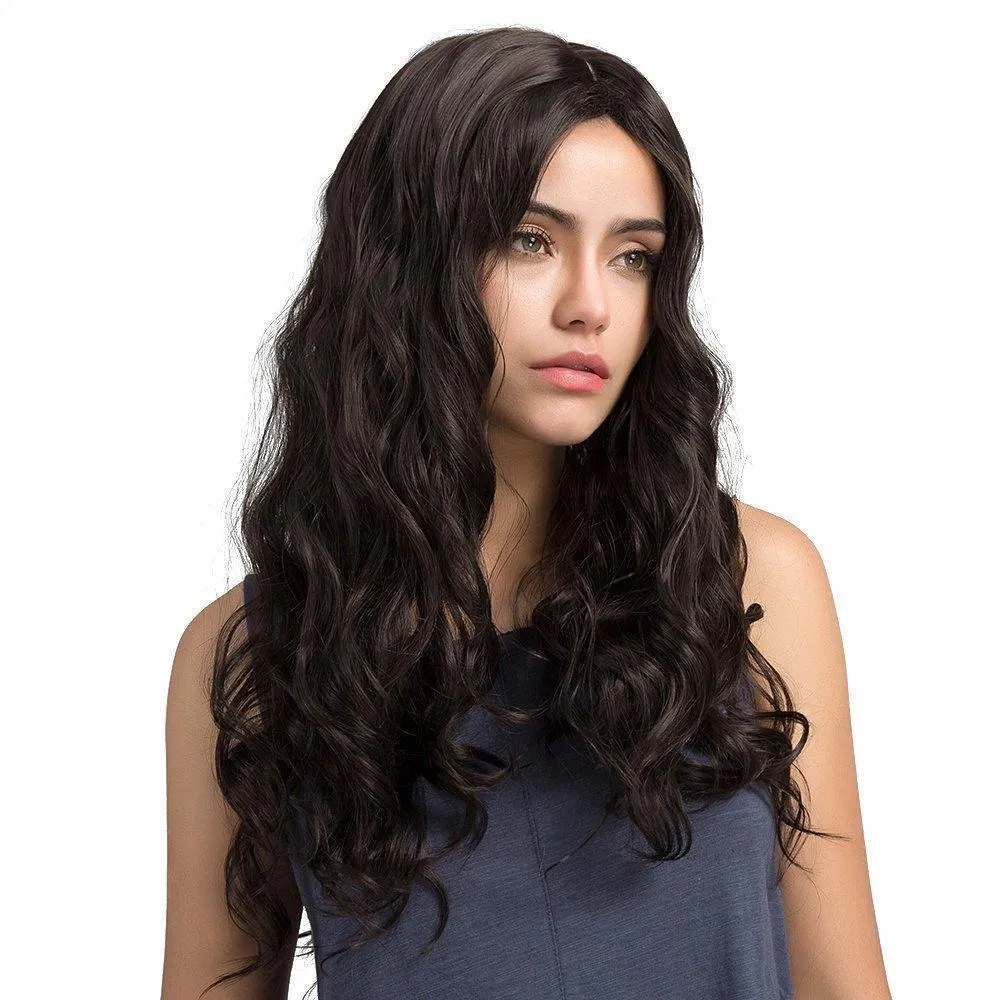Black sex Long wave curls hair