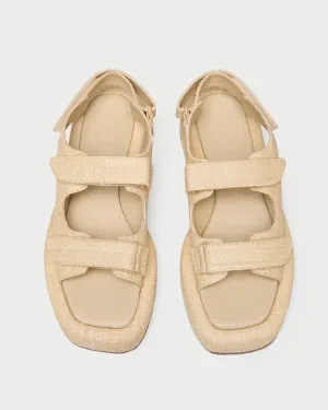 Blaise Platform Sandal in Natural