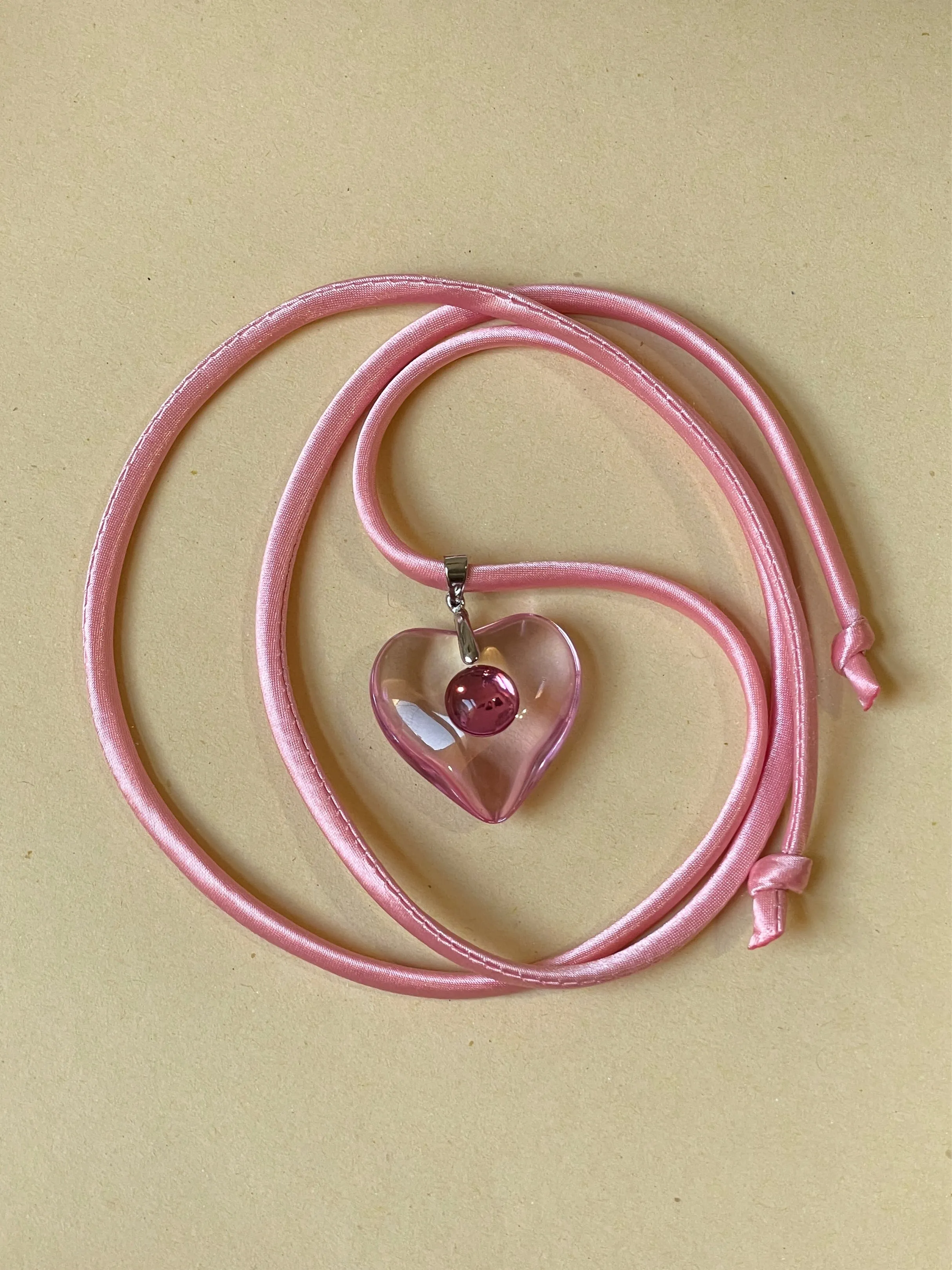 Blossom Glass Heart