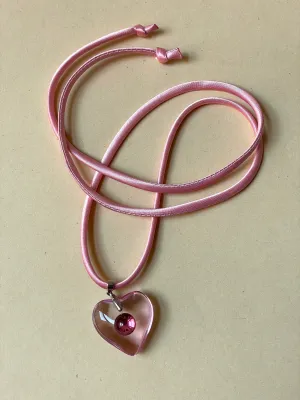 Blossom Glass Heart