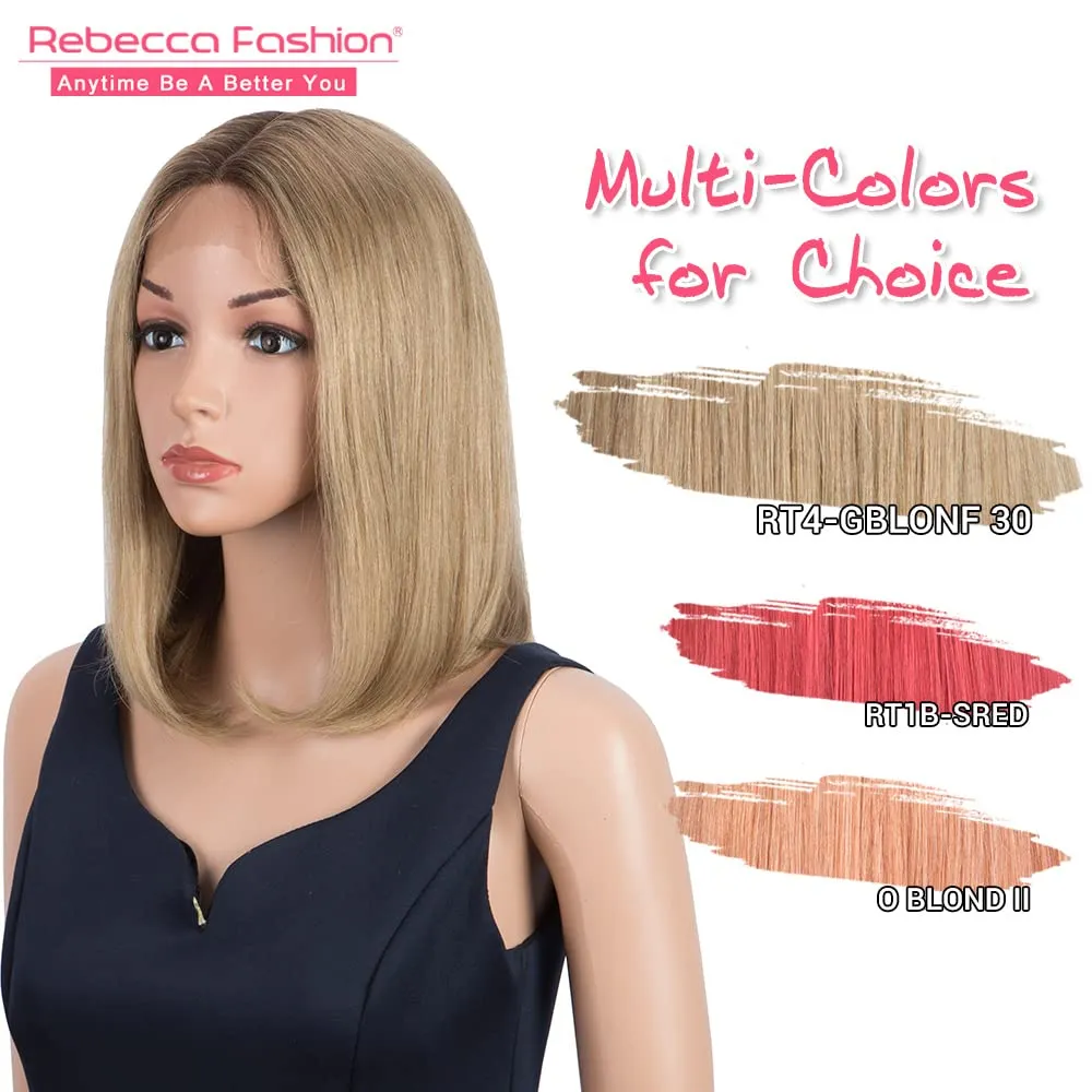 Bob Lace Front Wigs Human Hair Straight T Part Lace Wig