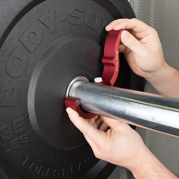 Body Solid Roepke Olympic Bar Collars, Solid Aluminum Construction