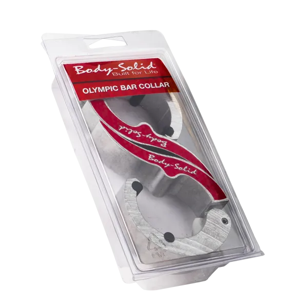 Body Solid Roepke Olympic Bar Collars, Solid Aluminum Construction