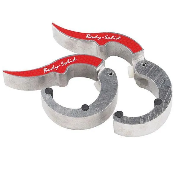 Body Solid Roepke Olympic Bar Collars, Solid Aluminum Construction
