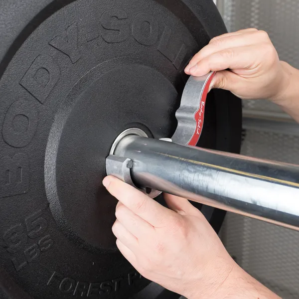 Body Solid Roepke Olympic Bar Collars, Solid Aluminum Construction