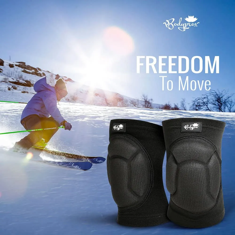 Bodyprox Protective Knee Pads, Thick Sponge Anti-Slip, Collision Avoidance Knee Sleeve