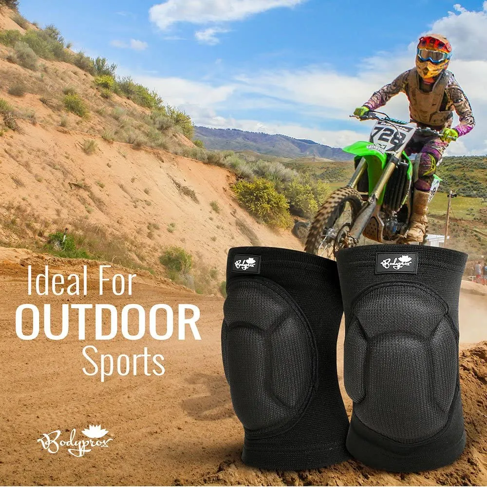Bodyprox Protective Knee Pads, Thick Sponge Anti-Slip, Collision Avoidance Knee Sleeve