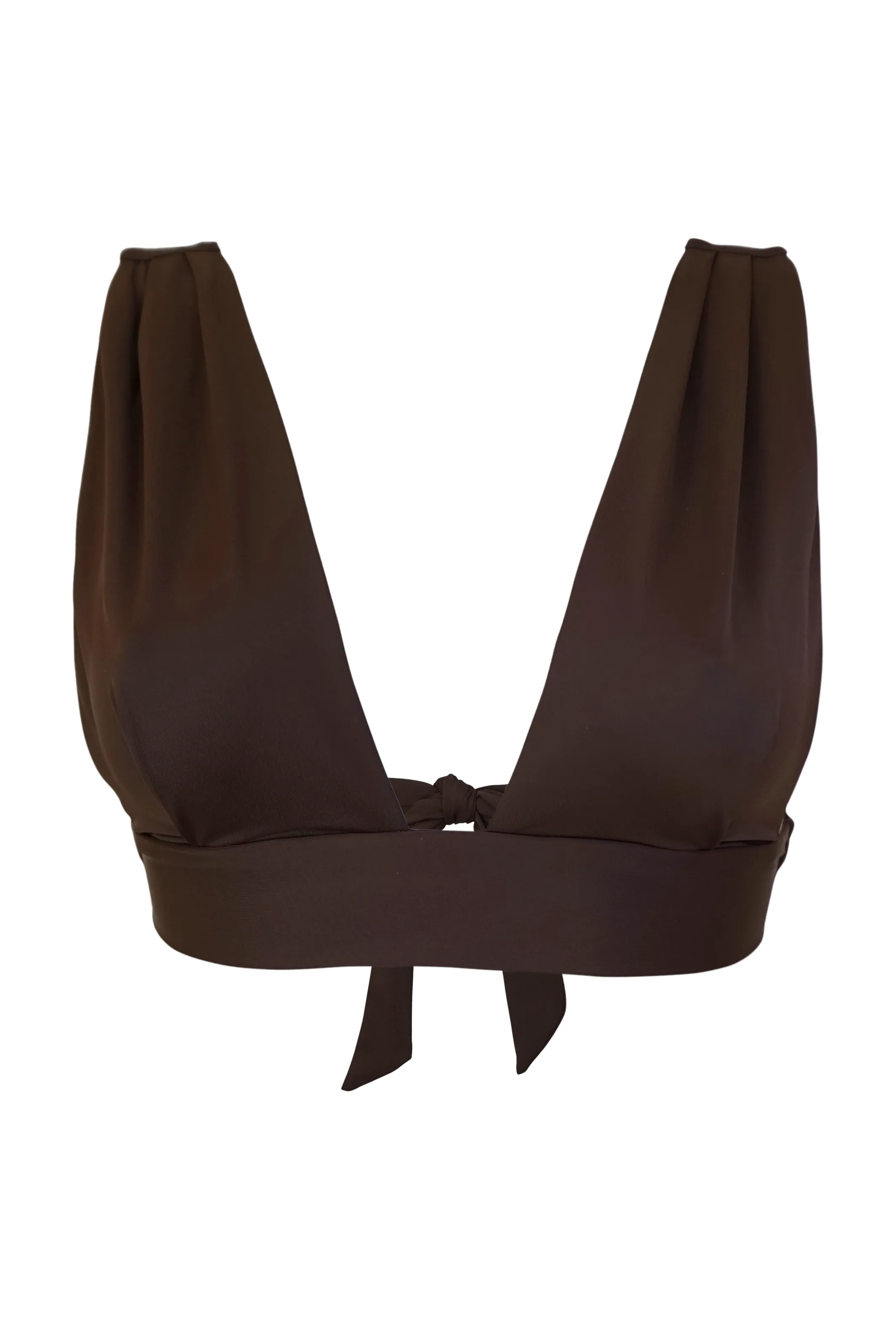 Bora Bralette Bikini Top - Cocoa Brown