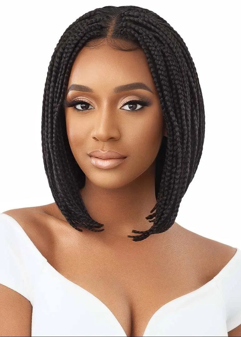 Box Braid Bob Wig 12"