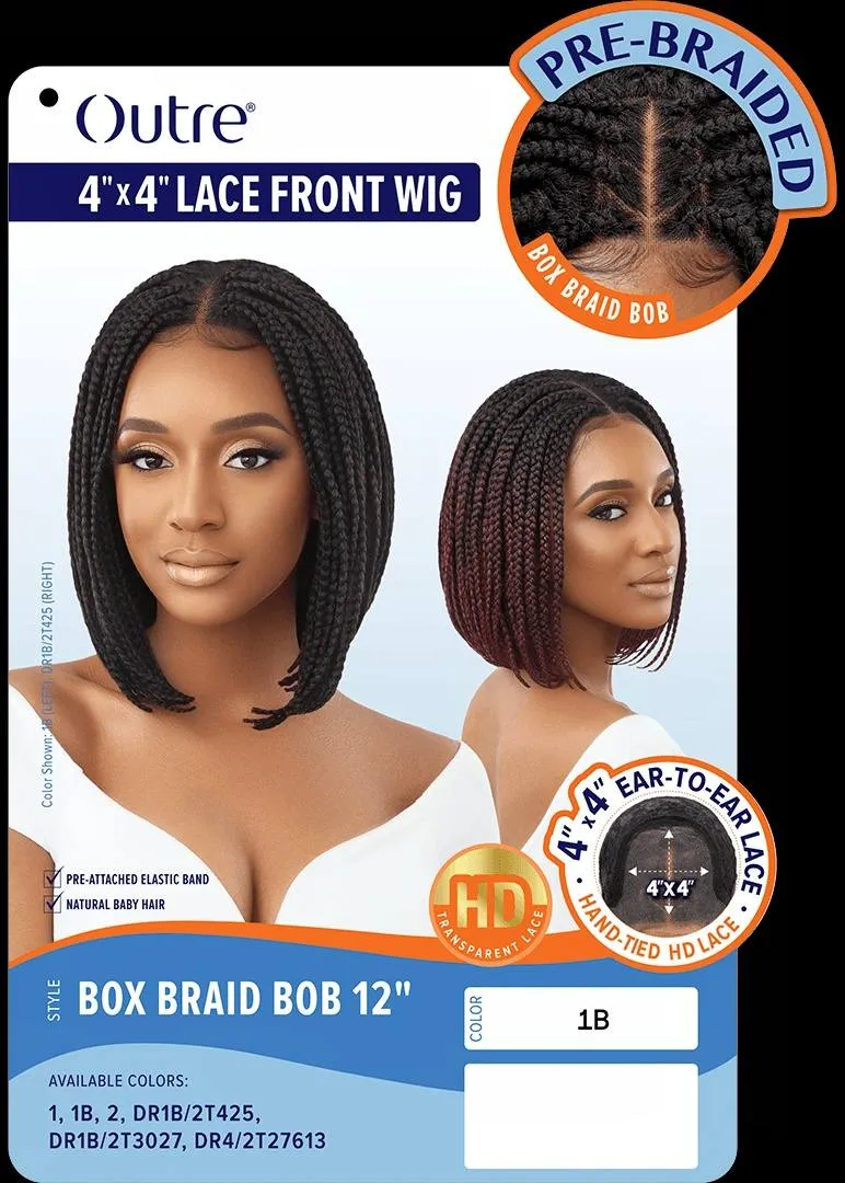 Box Braid Bob Wig 12"