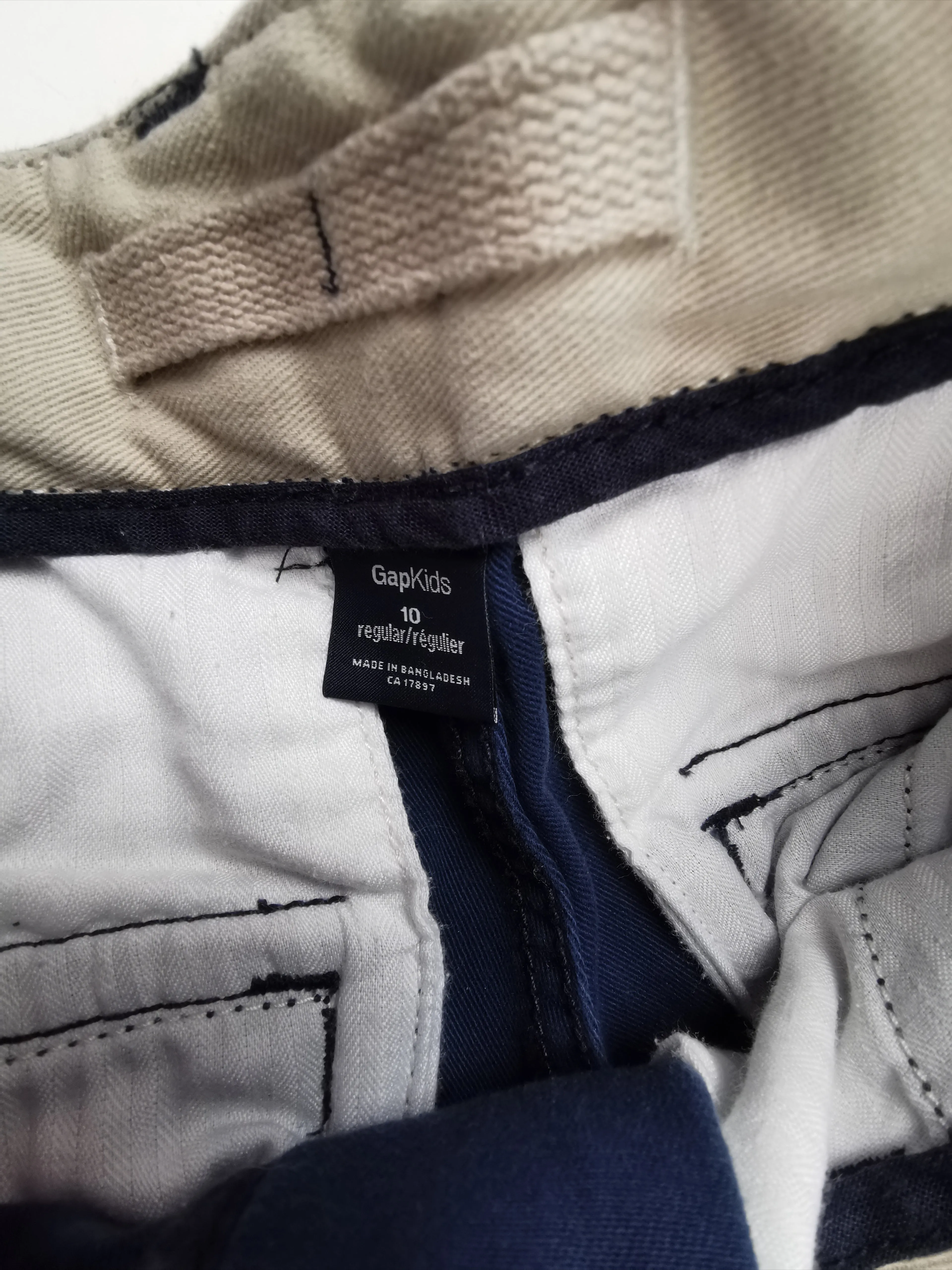 BOY SIZE 10 YEARS - GAP Kids, Straight Fit, Cotton Cargo EUC B49
