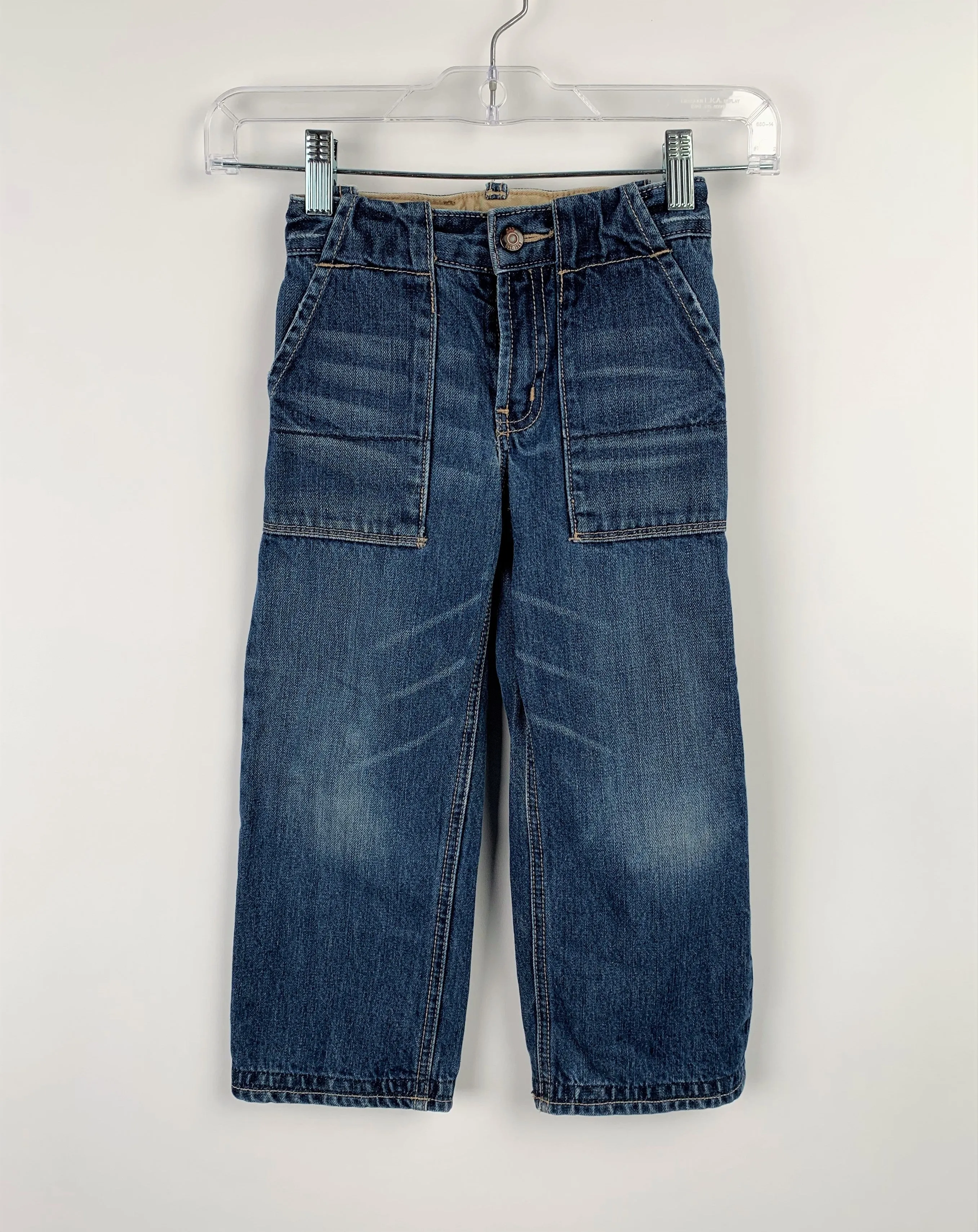 BOY SIZE 4/5 YEARS - Baby GAP, Loose Fit, Cotton Jeans EUC B57