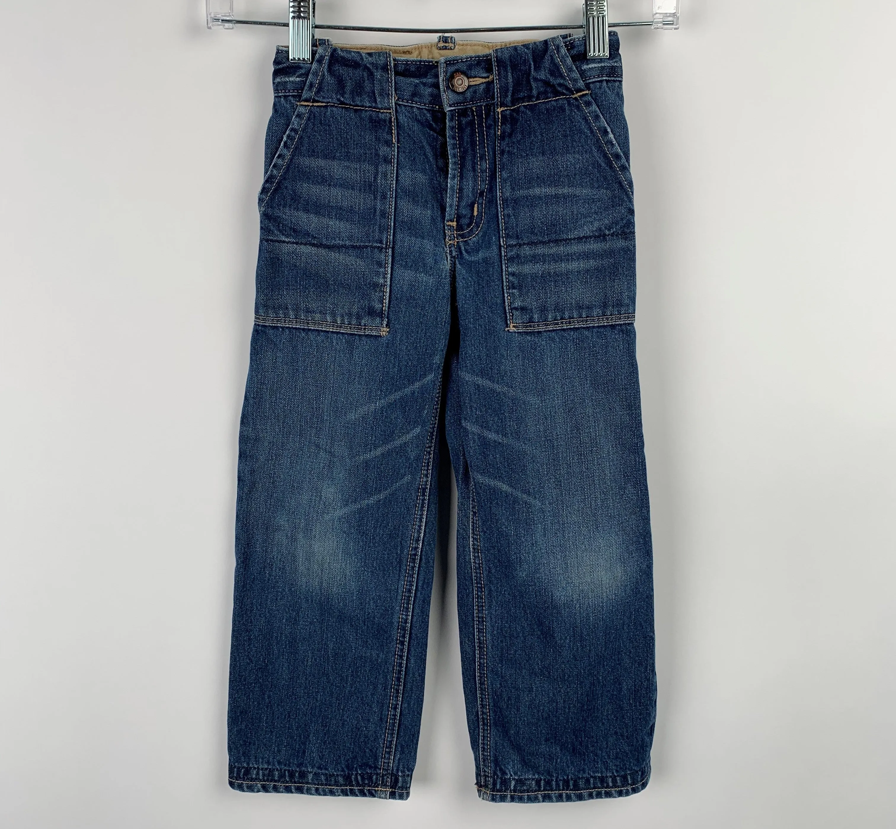 BOY SIZE 4/5 YEARS - Baby GAP, Loose Fit, Cotton Jeans EUC B57