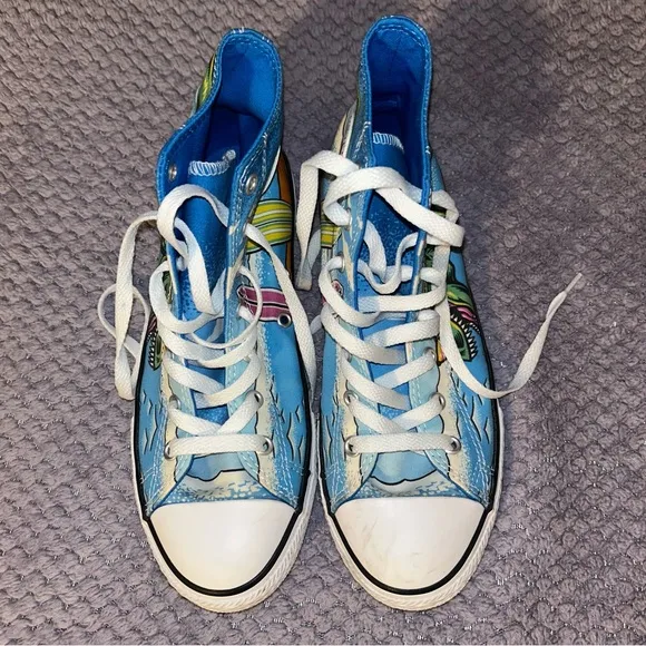 Boys Converse Chuck Taylor All Star Dino High Top Shoes Size US 5/Women7/EU 37.5