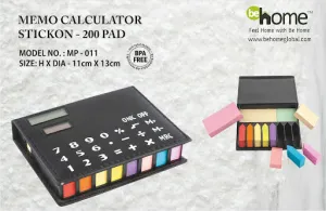 Brand new Memo Note Pad in Black folder looks great on any desk!
