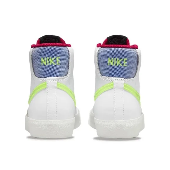 Brand New Nike Blazer Mid 77 Youth Size White Hyper Royal Volt DV2234-100