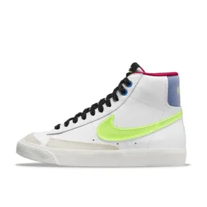 Brand New Nike Blazer Mid 77 Youth Size White Hyper Royal Volt DV2234-100