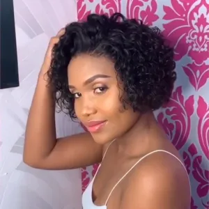 Brazilian Virgin Women Deep Wave Hair Style | Human Hair