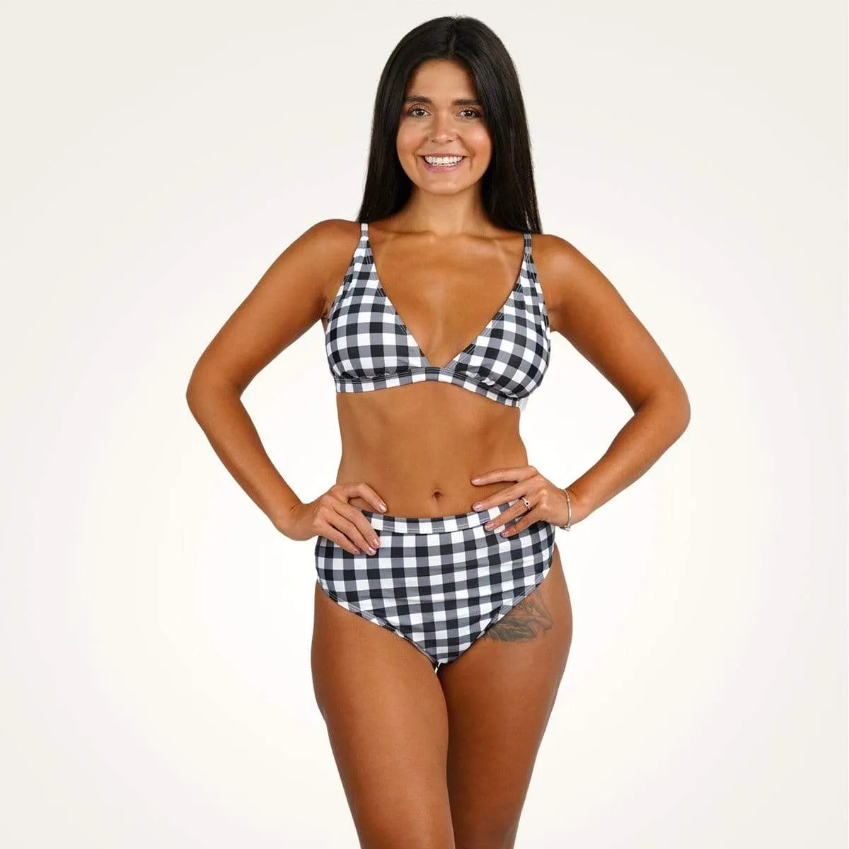 Bria Plaid Print Bikini