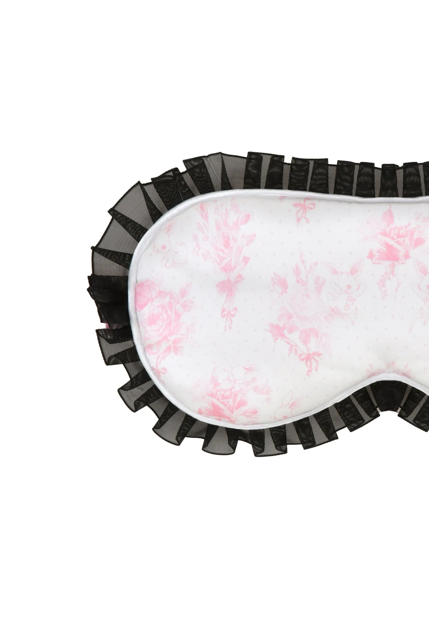 BRIDGET EYE MASK - PINK : FLORAL : BUNNY BOUQUET