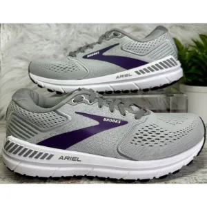 Brooks Ariel 20 Running Shoes 1203151B009 Women’s Size 8 B Oyster/Alloy/Grape