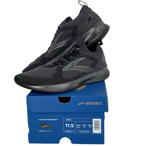Brooks Levitate StealthFit 5 Running Shoes Men 11.5 D Black Grey 1103721D051 EUC