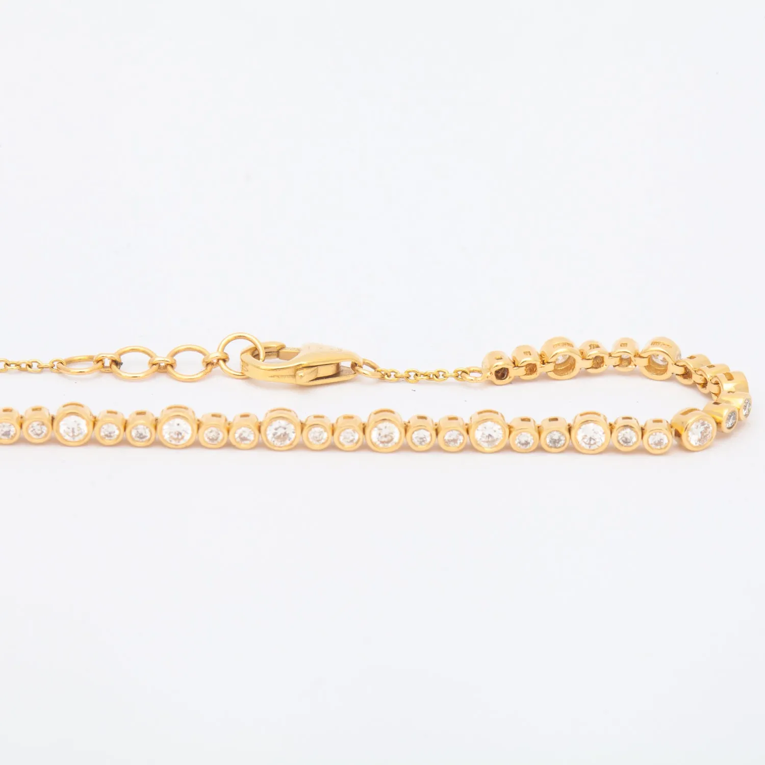 Bubble Bezel Tennis Bracelet