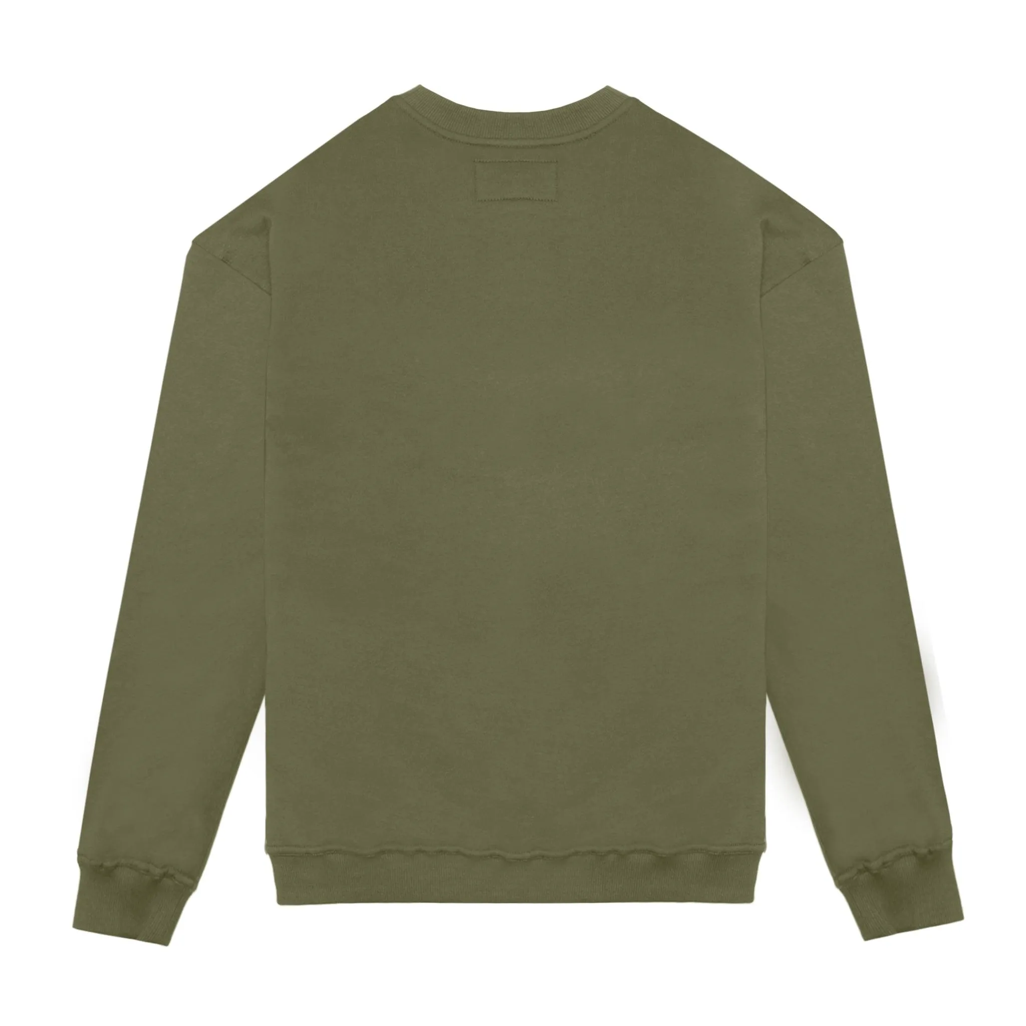 Budweiser Debossed Army Green Crewneck