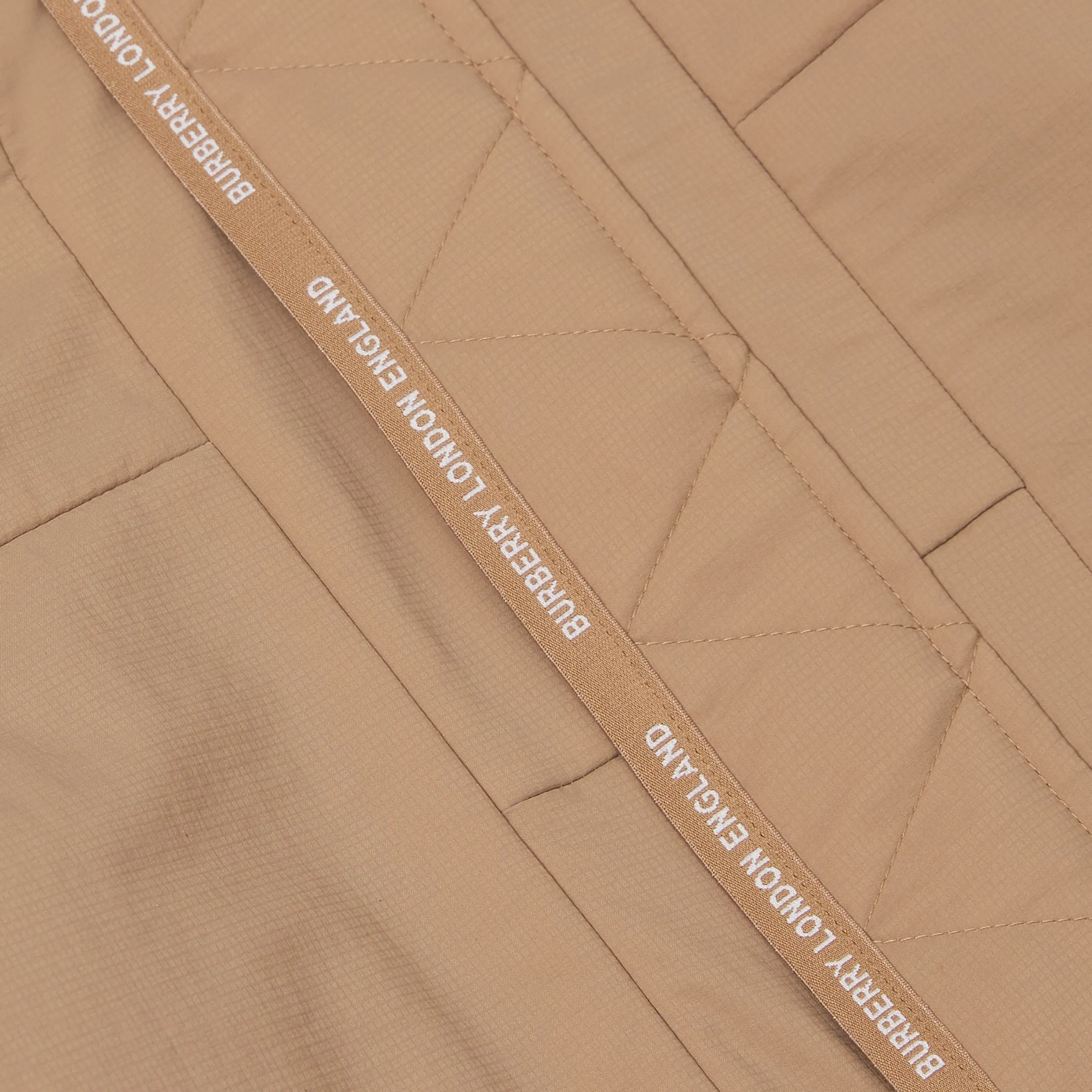 Burberry Logo Tape Nylon Hooded Jacket