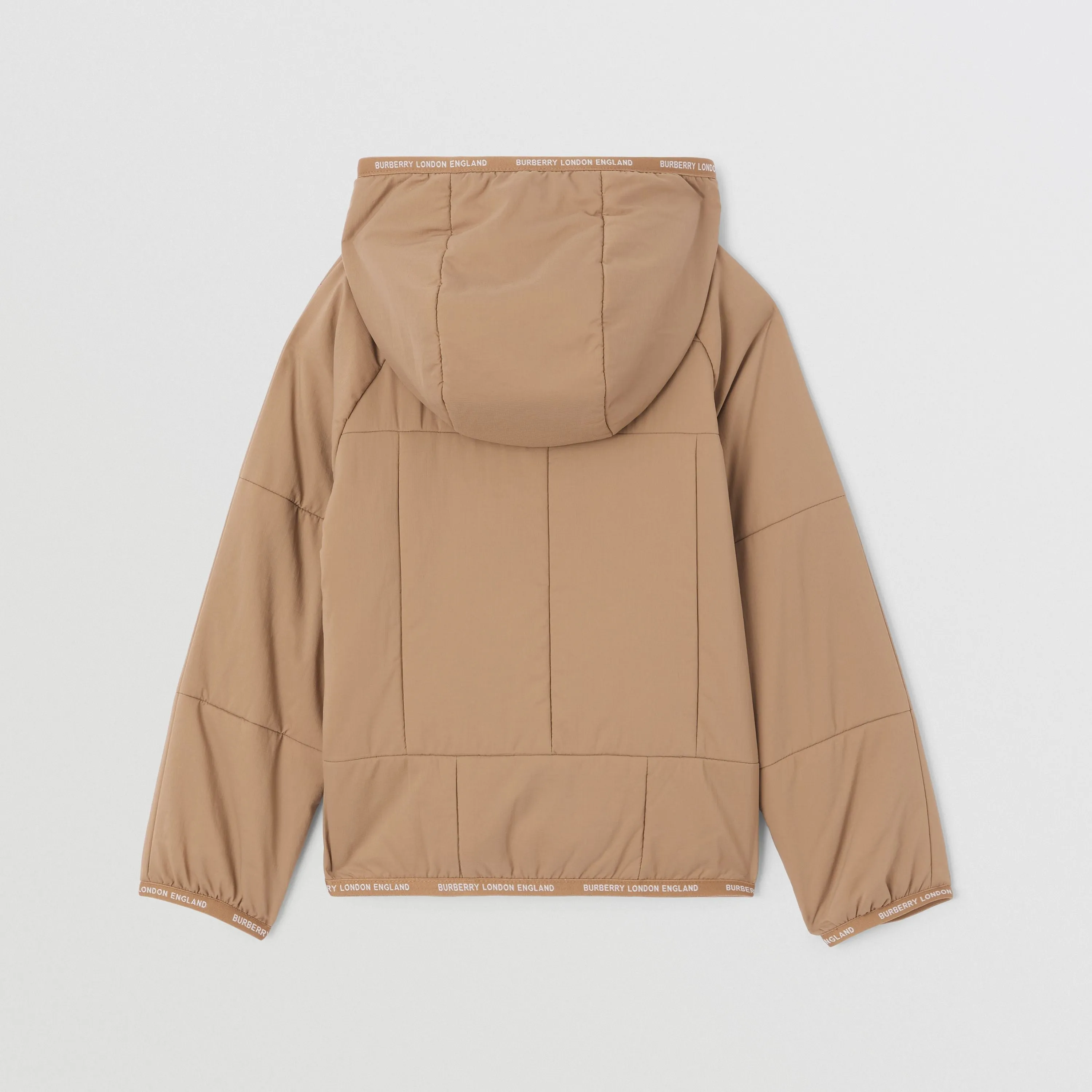 Burberry Logo Tape Nylon Hooded Jacket