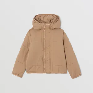 Burberry Logo Tape Nylon Hooded Jacket