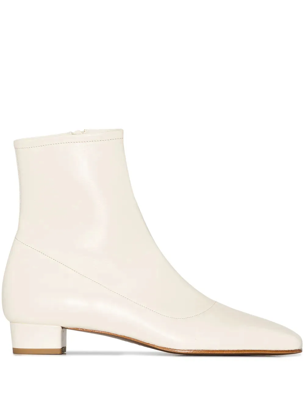 BY FAR Este 30mm square-toe ankle boots