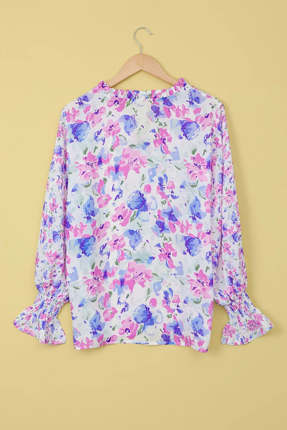 Cakewalk Floral Smocked Blouse